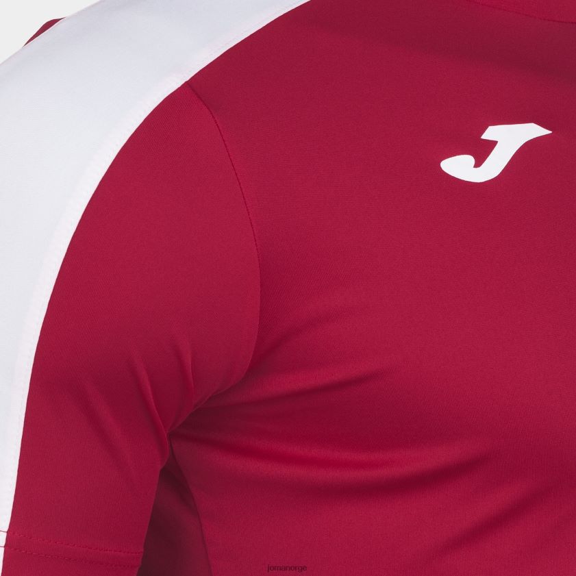 nei Joma skjorte kortermet akademi iii rød Hvit FBD0T01260 menn