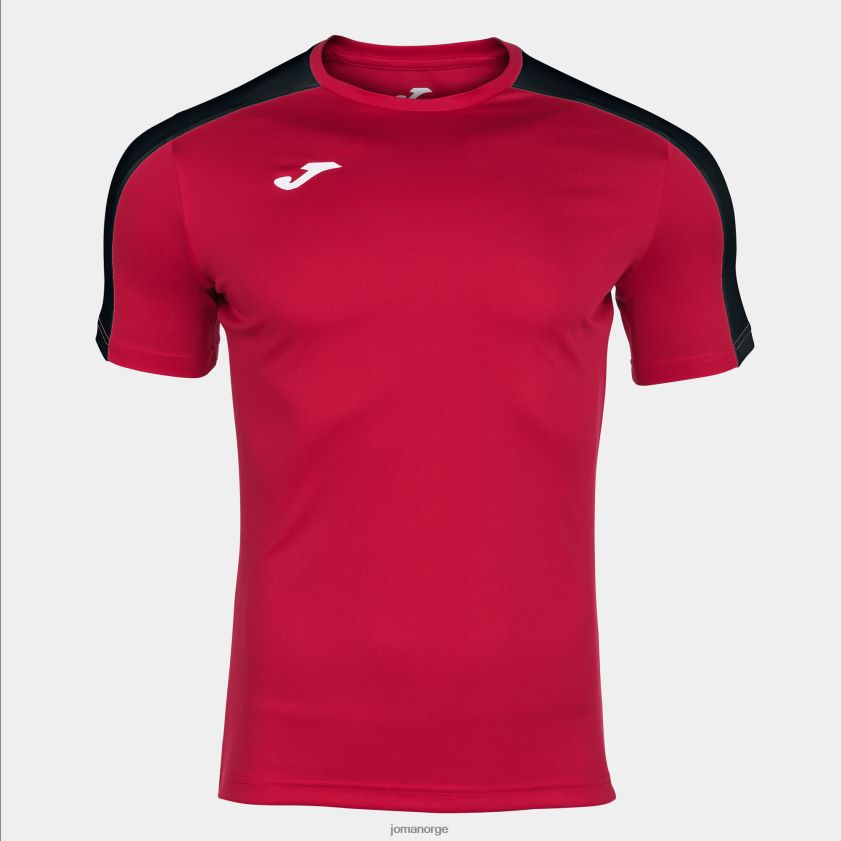 nei Joma skjorte kortermet akademi iii rød svart FBD0T01304 menn