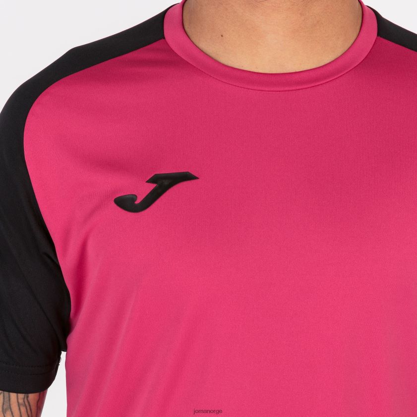 nei Joma skjorte kortermet akademi iv fuchsia svart FBD0T04251 menn