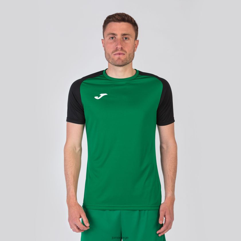nei Joma skjorte kortermet akademi iv grønn svart FBD0T04303 menn