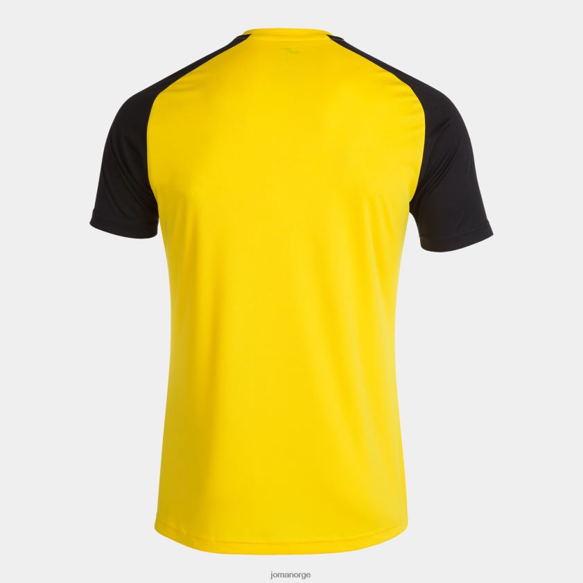 nei Joma skjorte kortermet akademi iv gul svart FBD0T03299 menn