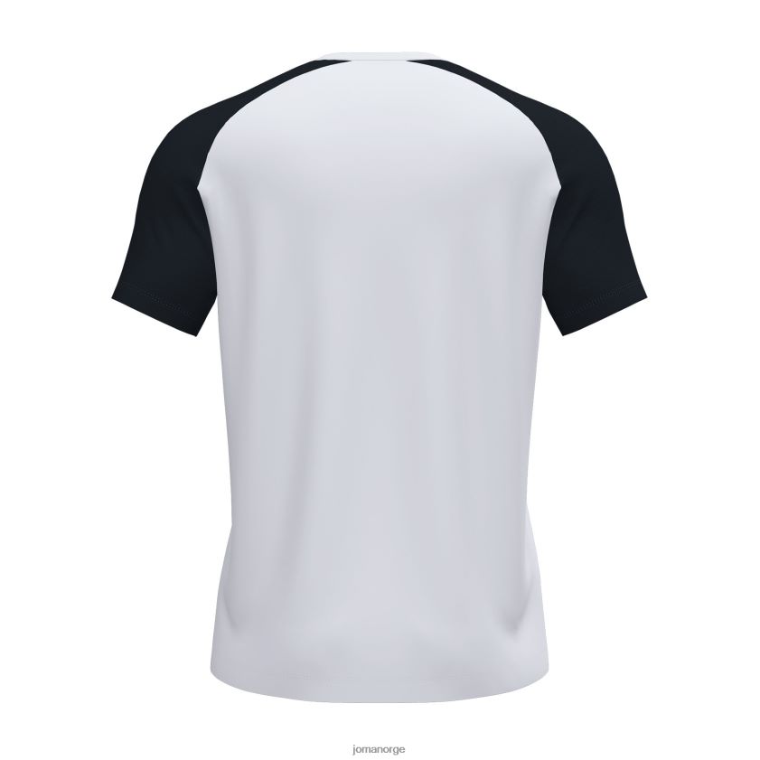 nei Joma skjorte kortermet akademi iv hvit svart FBD0T01353 menn
