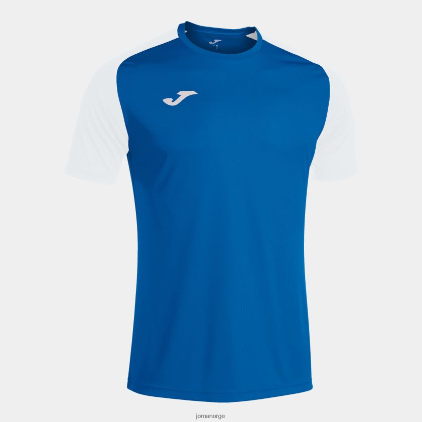 nei Joma skjorte kortermet akademi iv kongeblå hvit FBD0T0810 menn