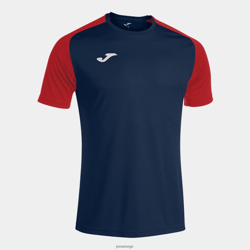 nei Joma skjorte kortermet akademi iv marineblå rød FBD0T01474 menn