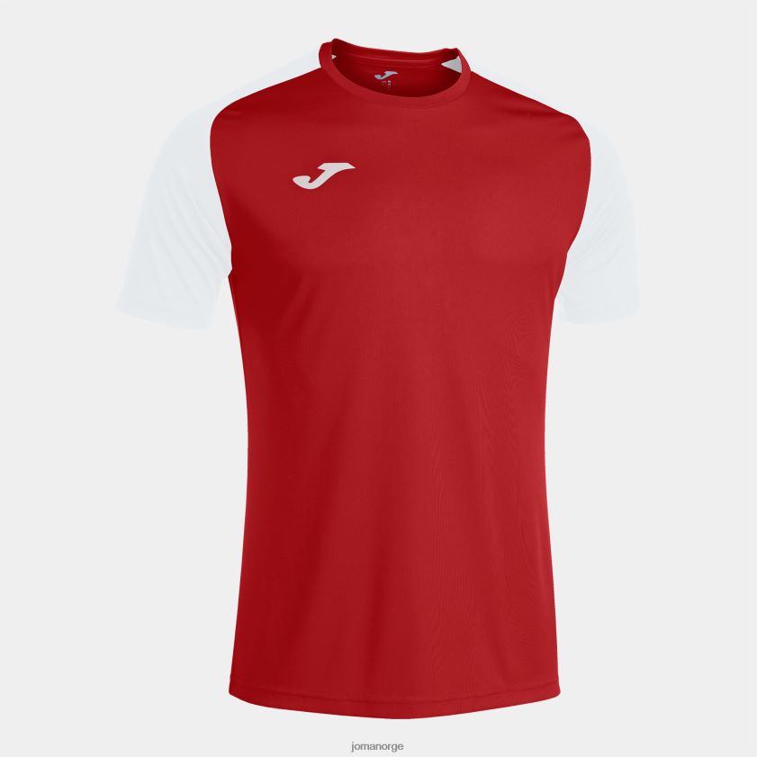 nei Joma skjorte kortermet akademi iv rød Hvit FBD0T01005 menn