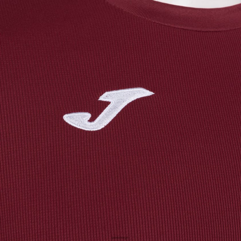nei Joma skjorte kortermet campus iii burgunder FBD0T04430 menn