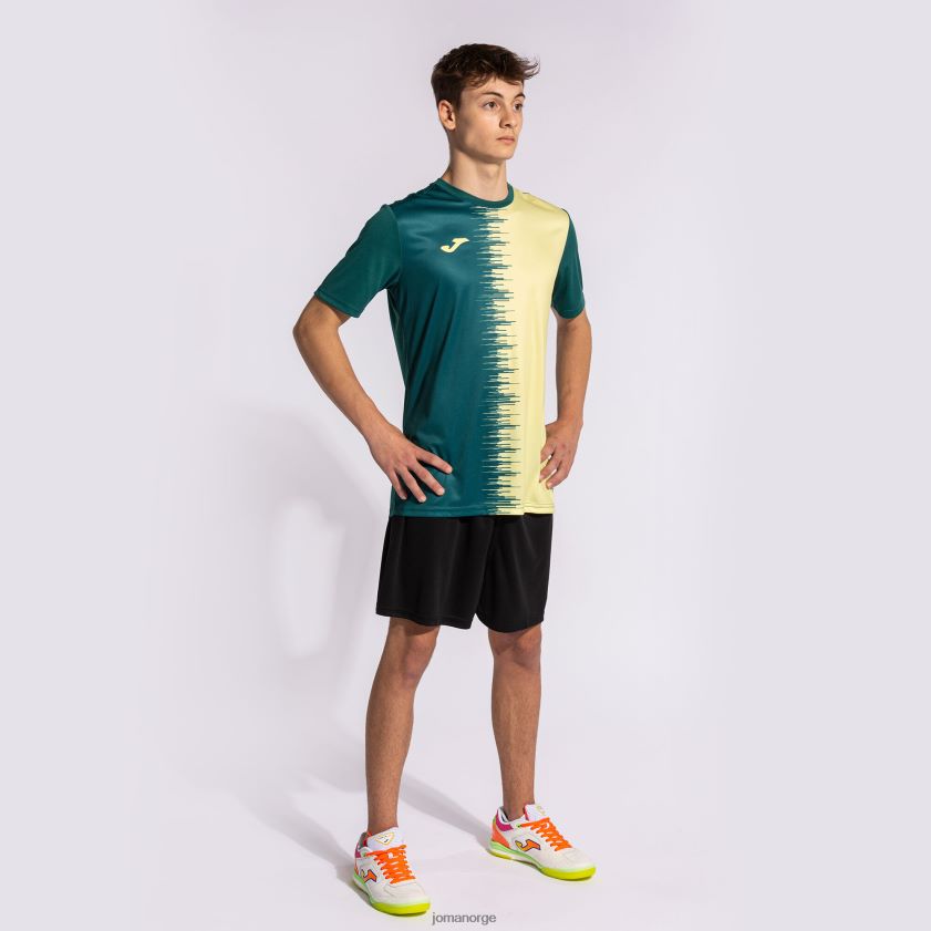 nei Joma skjorte kortermet city ii grønn gul FBD0T01153 menn
