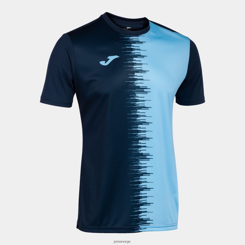 nei Joma skjorte kortermet city ii marineblå himmelblå FBD0T04466 menn