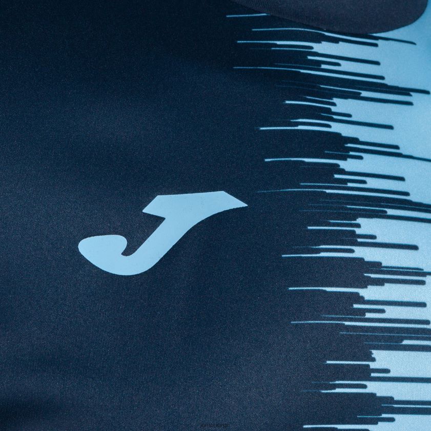 nei Joma skjorte kortermet city ii marineblå himmelblå FBD0T04466 menn