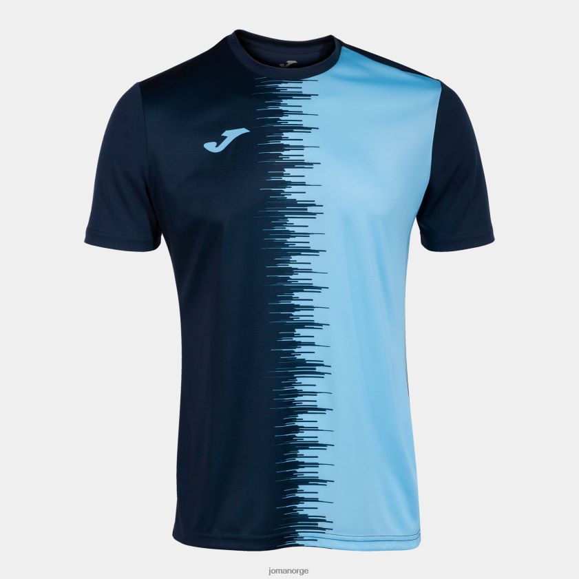 nei Joma skjorte kortermet city ii marineblå himmelblå FBD0T04466 menn