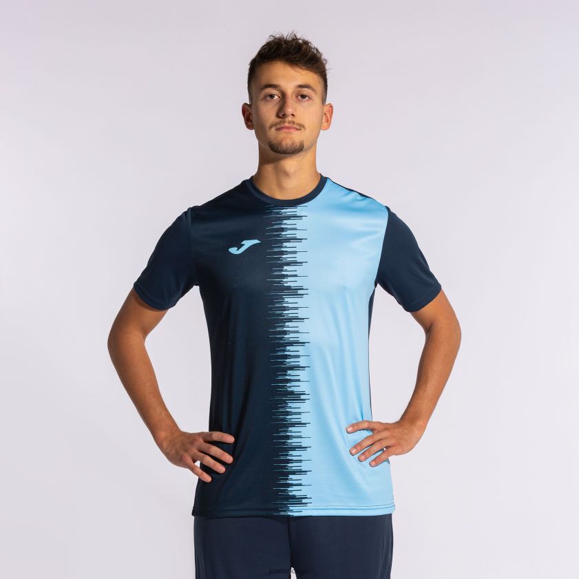 nei Joma skjorte kortermet city ii marineblå himmelblå FBD0T04466 menn