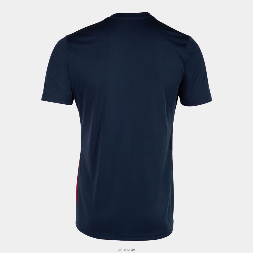 nei Joma skjorte kortermet city ii marineblå rød FBD0T077 menn