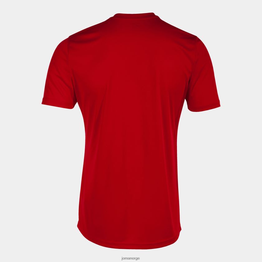 nei Joma skjorte kortermet city ii rød Hvit FBD0T0405 menn