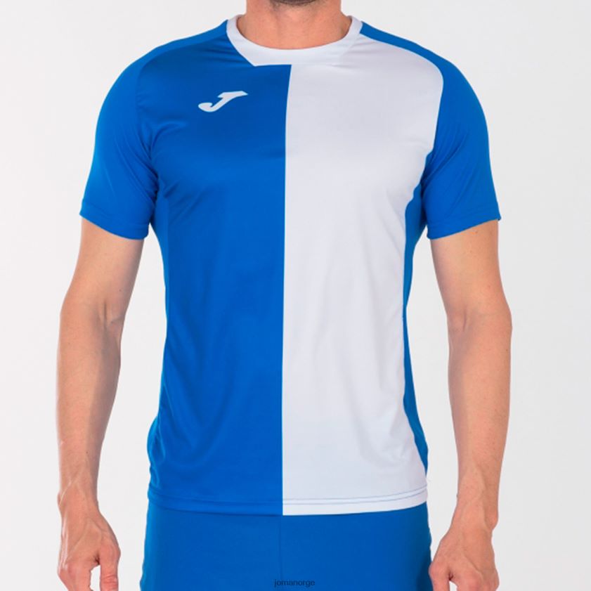 nei Joma skjorte kortermet city kongeblå hvit FBD0T0537 menn