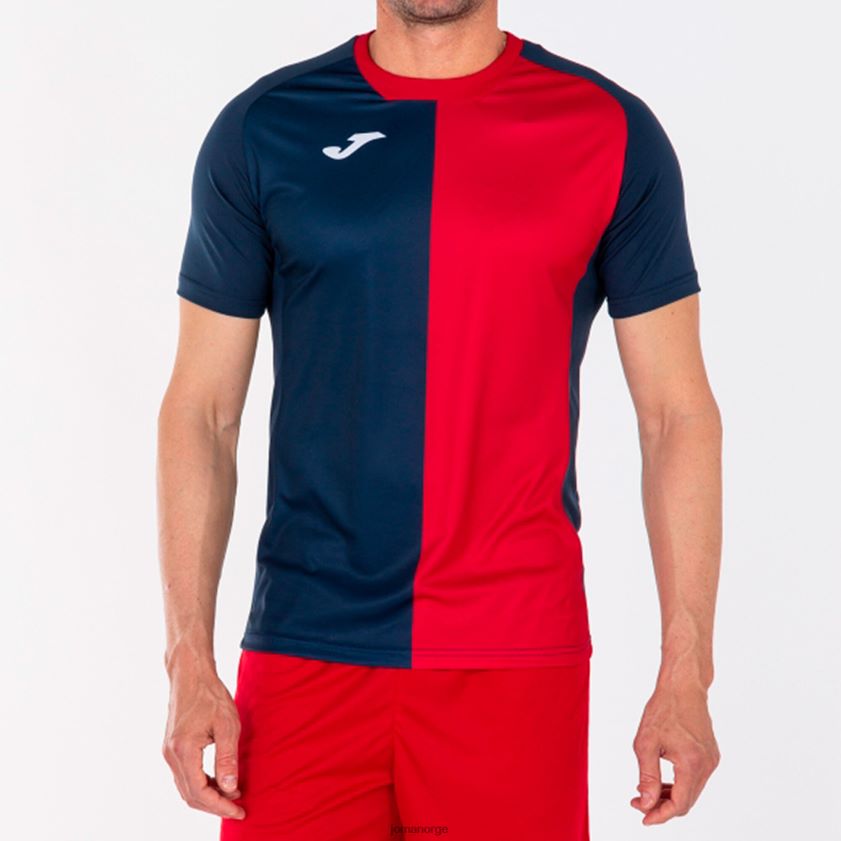 nei Joma skjorte kortermet city marineblå rød FBD0T02846 menn