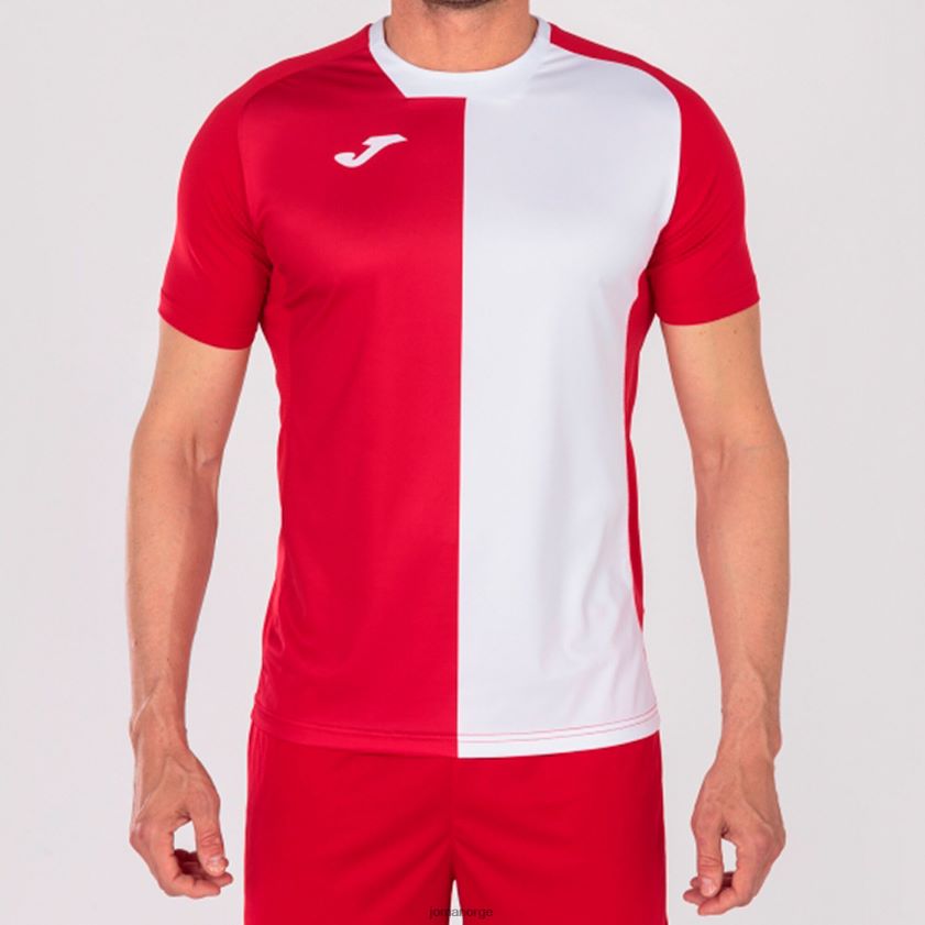 nei Joma skjorte kortermet city rød Hvit FBD0T02882 menn