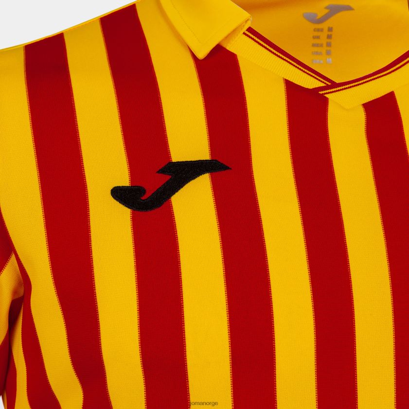 nei Joma skjorte kortermet copa ii gul rød FBD0T03100 menn