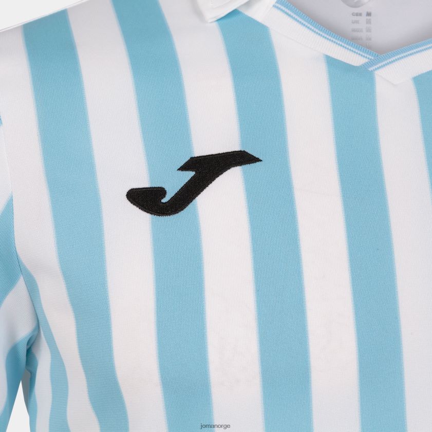 nei Joma skjorte kortermet copa ii hvit himmelblå FBD0T03096 menn