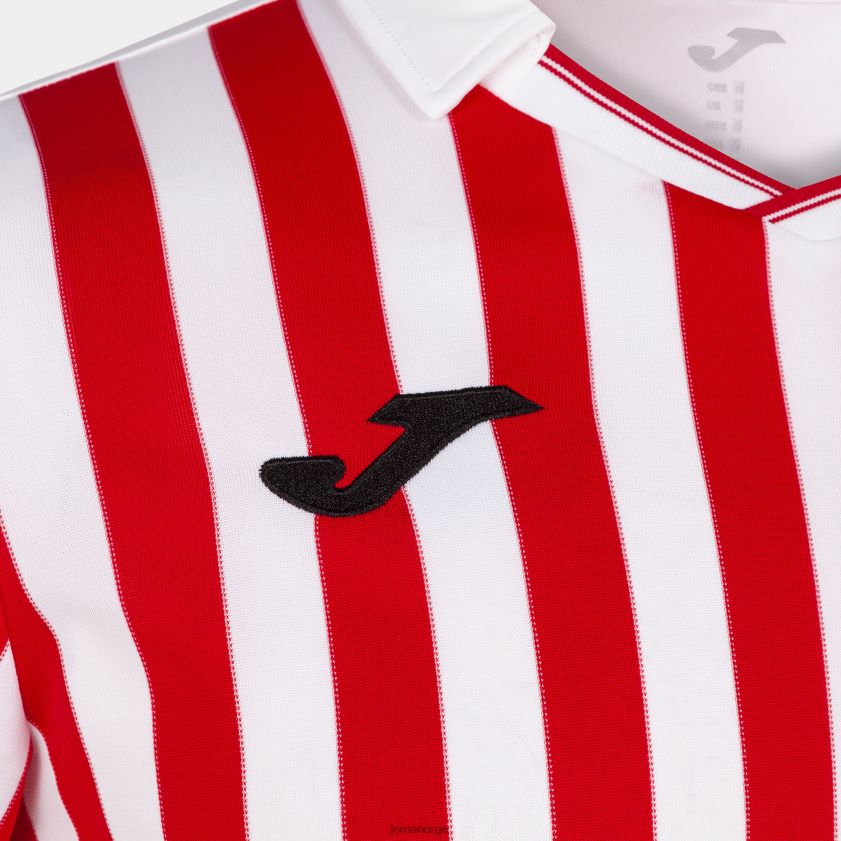 nei Joma skjorte kortermet copa ii hvit rød FBD0T01007 menn