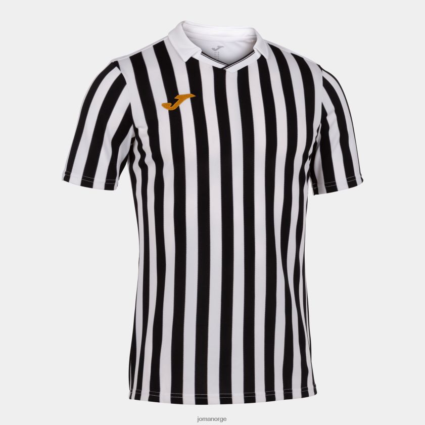 nei Joma skjorte kortermet copa ii hvit svart FBD0T02 menn