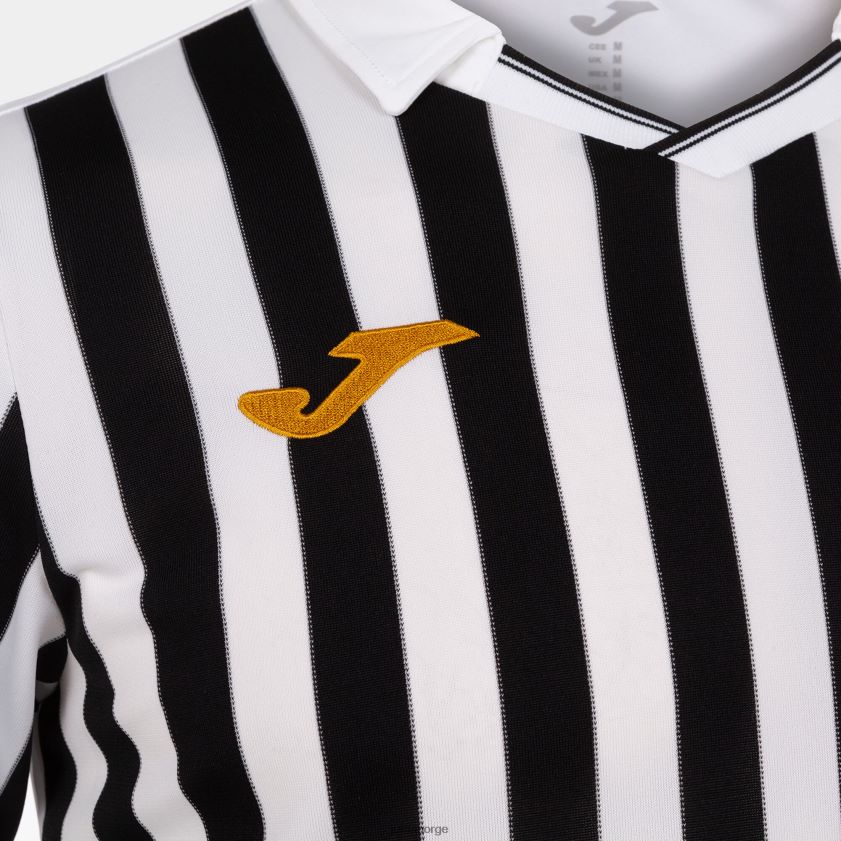 nei Joma skjorte kortermet copa ii hvit svart FBD0T02 menn