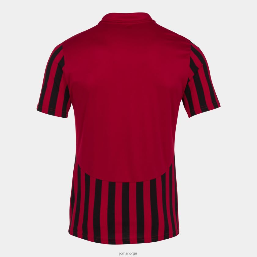 nei Joma skjorte kortermet copa ii rød svart FBD0T04498 menn
