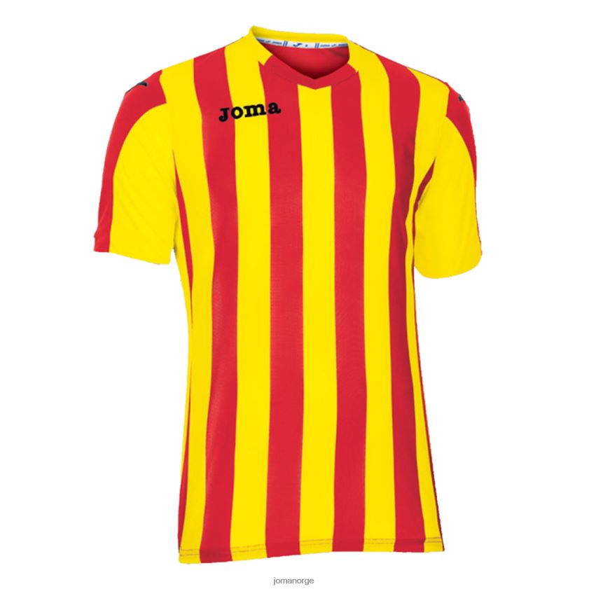 nei Joma skjorte kortermet copa rød gul FBD0T04487 menn