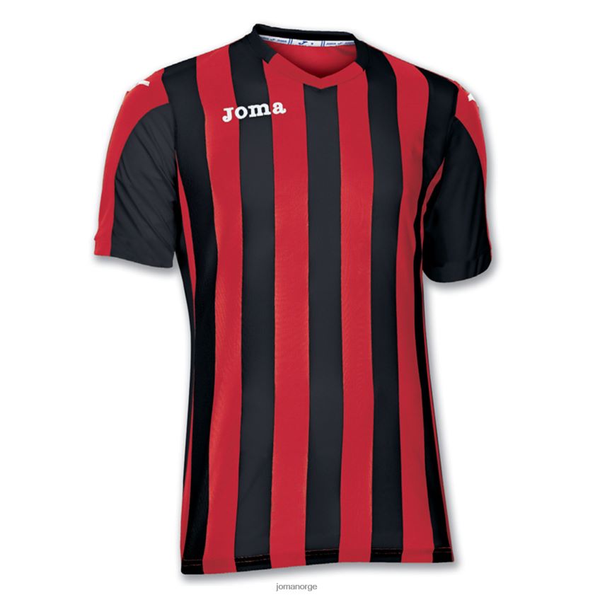 nei Joma skjorte kortermet copa rød svart FBD0T02963 menn