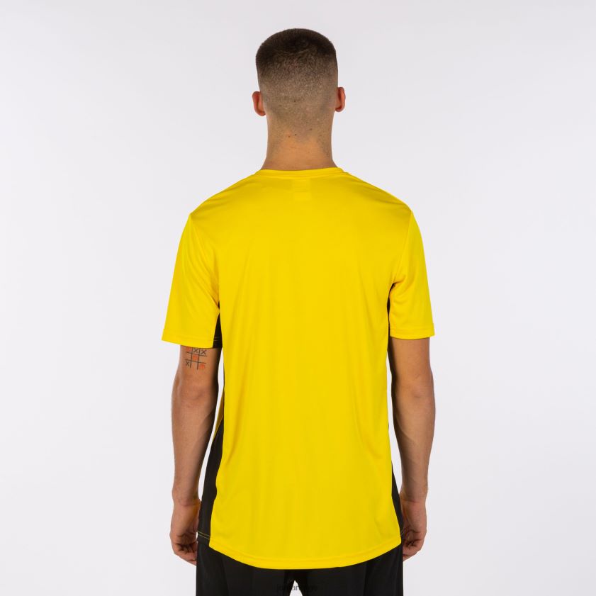 nei Joma skjorte kortermet cosenza gul svart FBD0T01257 menn
