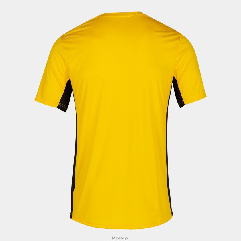 nei Joma skjorte kortermet cosenza gul svart FBD0T01257 menn