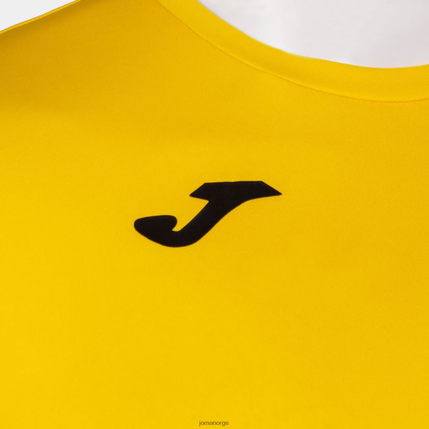 nei Joma skjorte kortermet cosenza gul svart FBD0T01257 menn