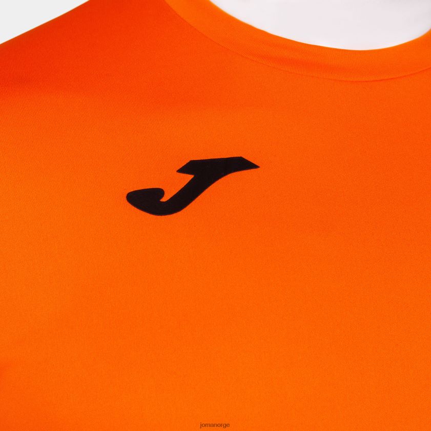 nei Joma skjorte kortermet cosenza oransje svart FBD0T01267 menn