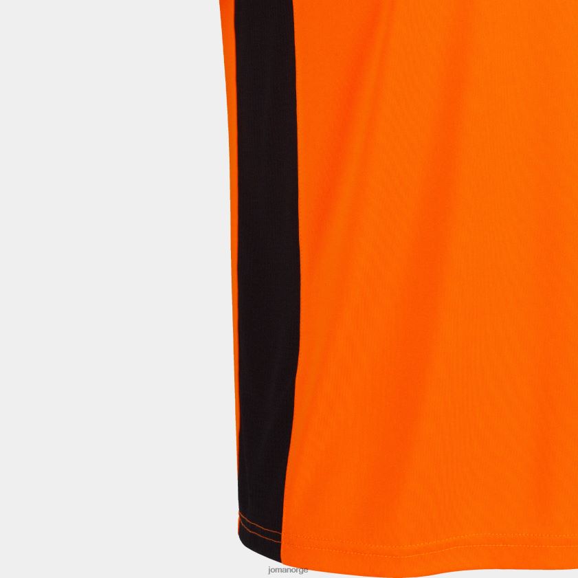 nei Joma skjorte kortermet cosenza oransje svart FBD0T01267 menn
