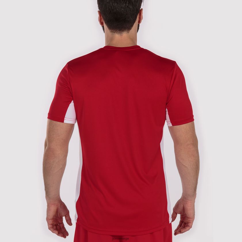 nei Joma skjorte kortermet cosenza rød Hvit FBD0T03141 menn