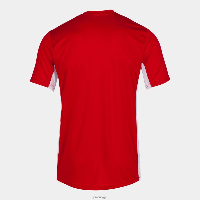 nei Joma skjorte kortermet cosenza rød Hvit FBD0T03141 menn