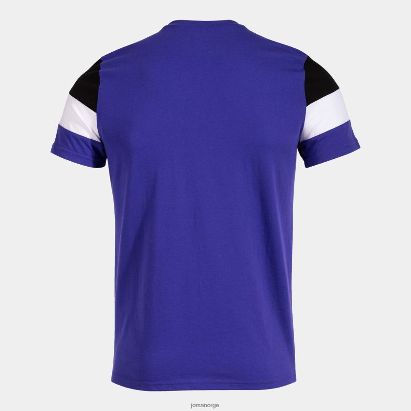 nei Joma skjorte kortermet crew iv lilla svart FBD0T02843 menn
