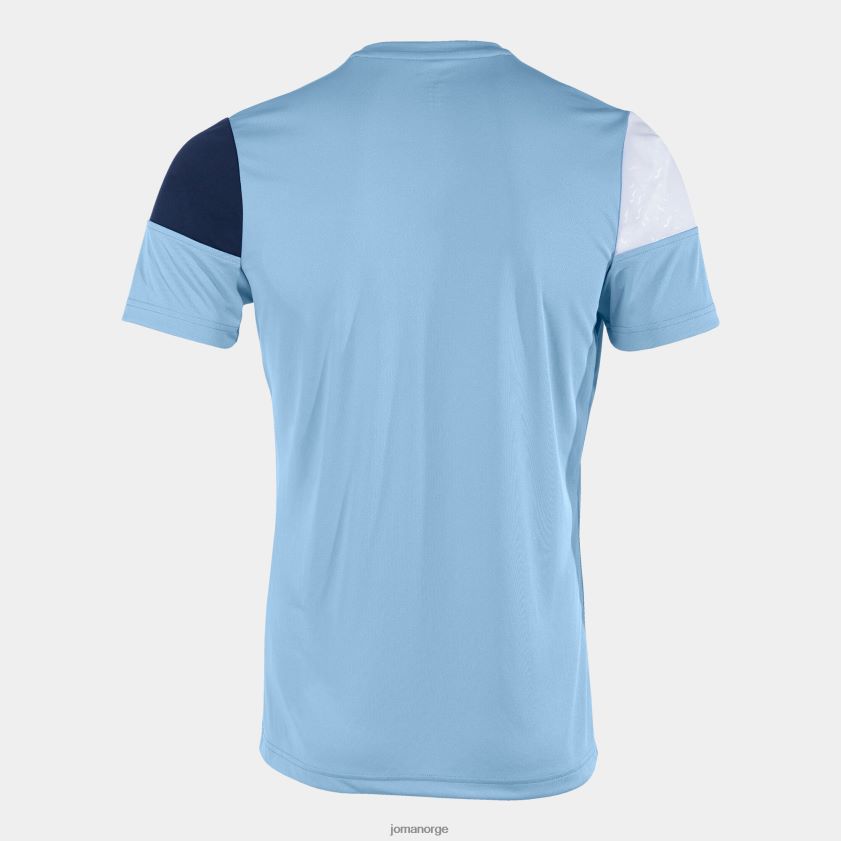 nei Joma skjorte kortermet crew v himmelblå marineblå hvit FBD0T02911 menn