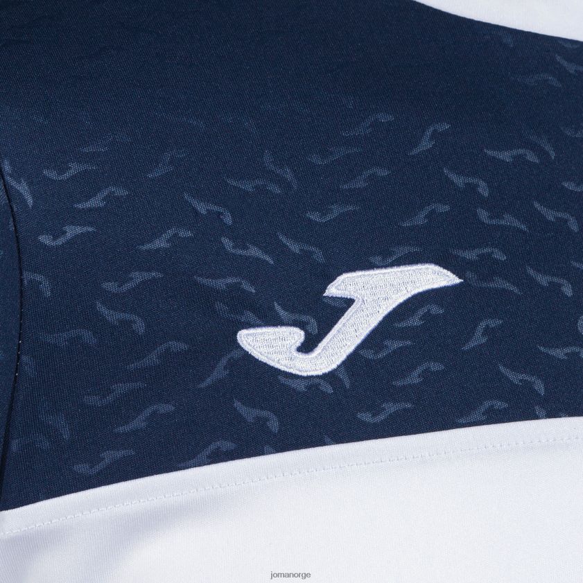 nei Joma skjorte kortermet crew v hvit kongeblå marineblå FBD0T0592 menn