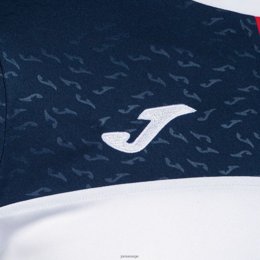 nei Joma skjorte kortermet crew v hvit rød marineblå FBD0T0882 menn