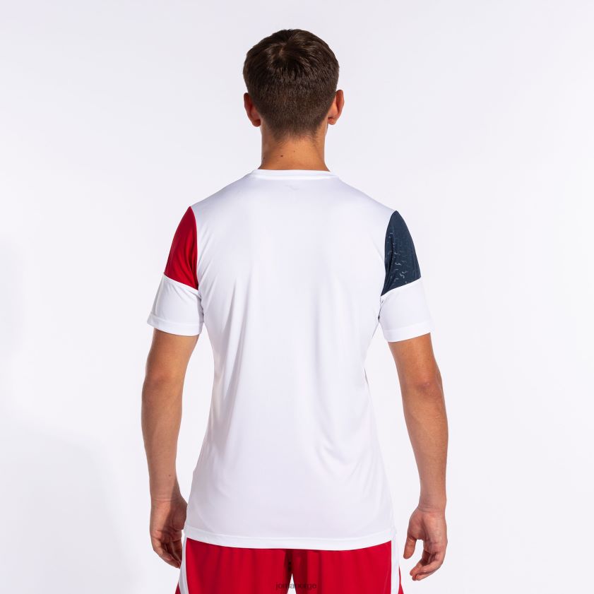 nei Joma skjorte kortermet crew v hvit rød marineblå FBD0T0882 menn