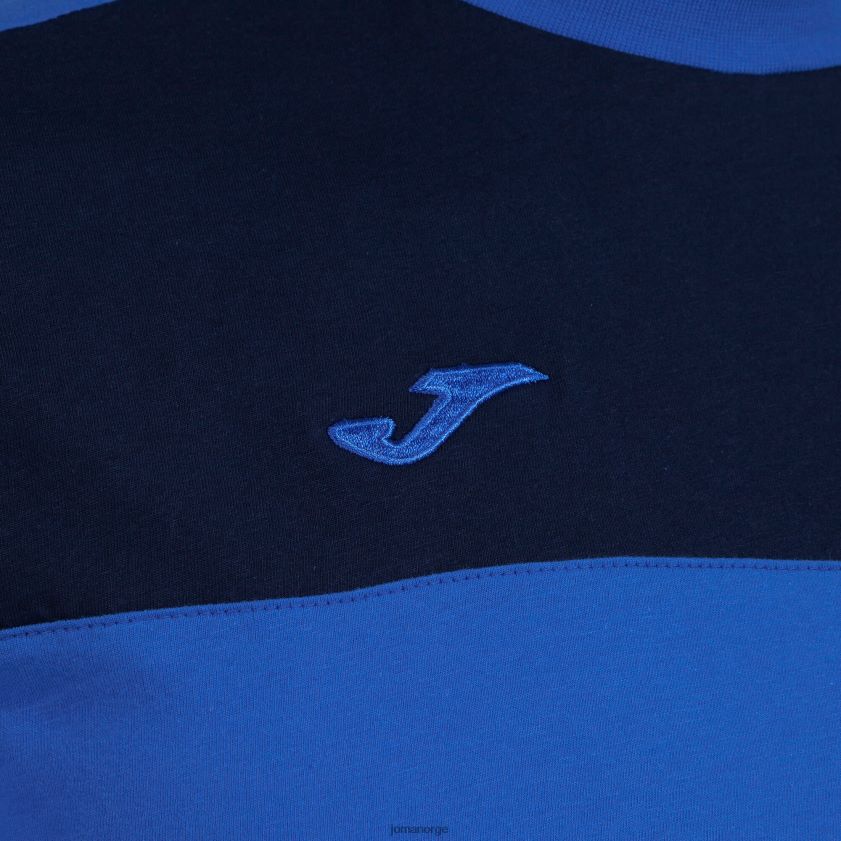 nei Joma skjorte kortermet crew v kongeblå marineblå FBD0T068 menn