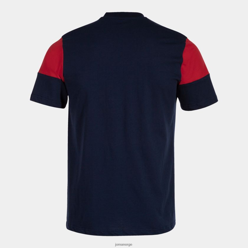 nei Joma skjorte kortermet crew v marineblå rød FBD0T0381 menn