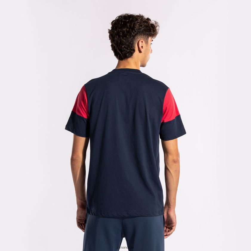 nei Joma skjorte kortermet crew v marineblå rød FBD0T0381 menn