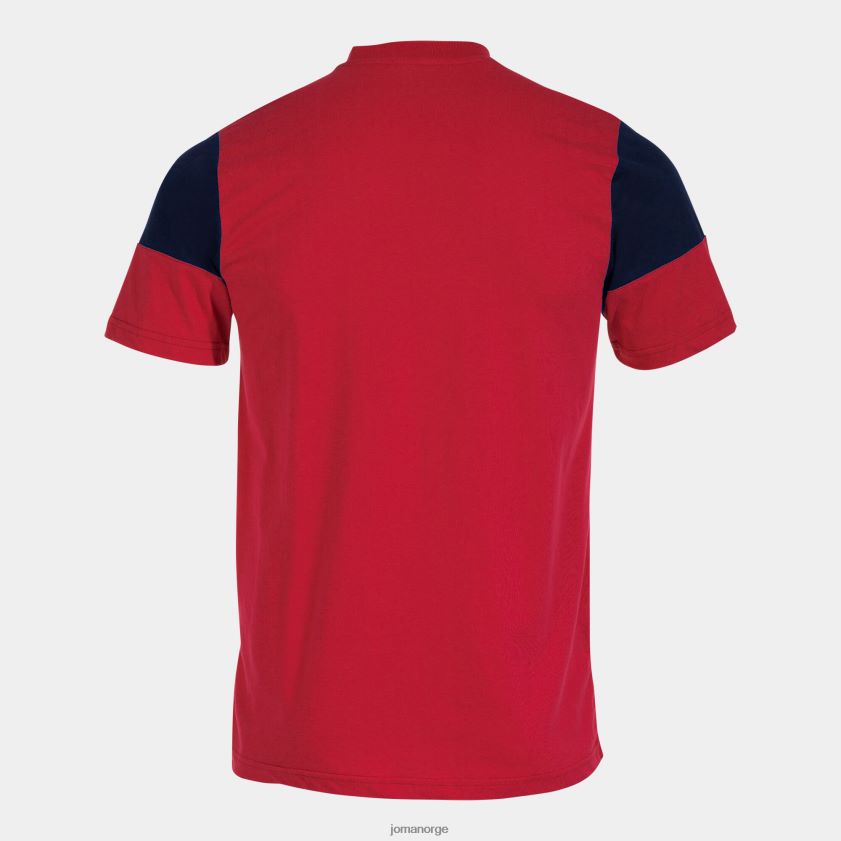 nei Joma skjorte kortermet crew v rød marineblå FBD0T0618 menn