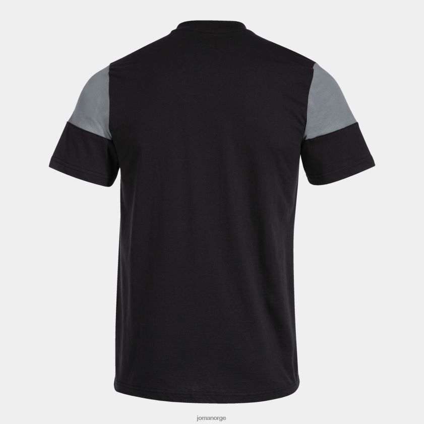 nei Joma skjorte kortermet crew v svart grå FBD0T0867 menn