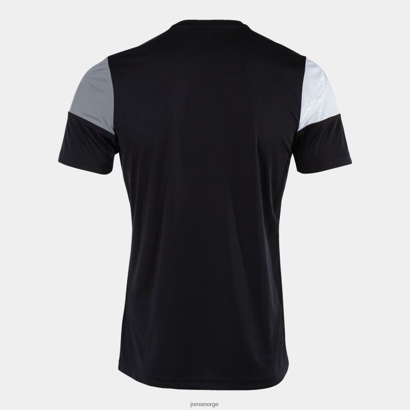 nei Joma skjorte kortermet crew v svart grå hvit FBD0T0201 menn