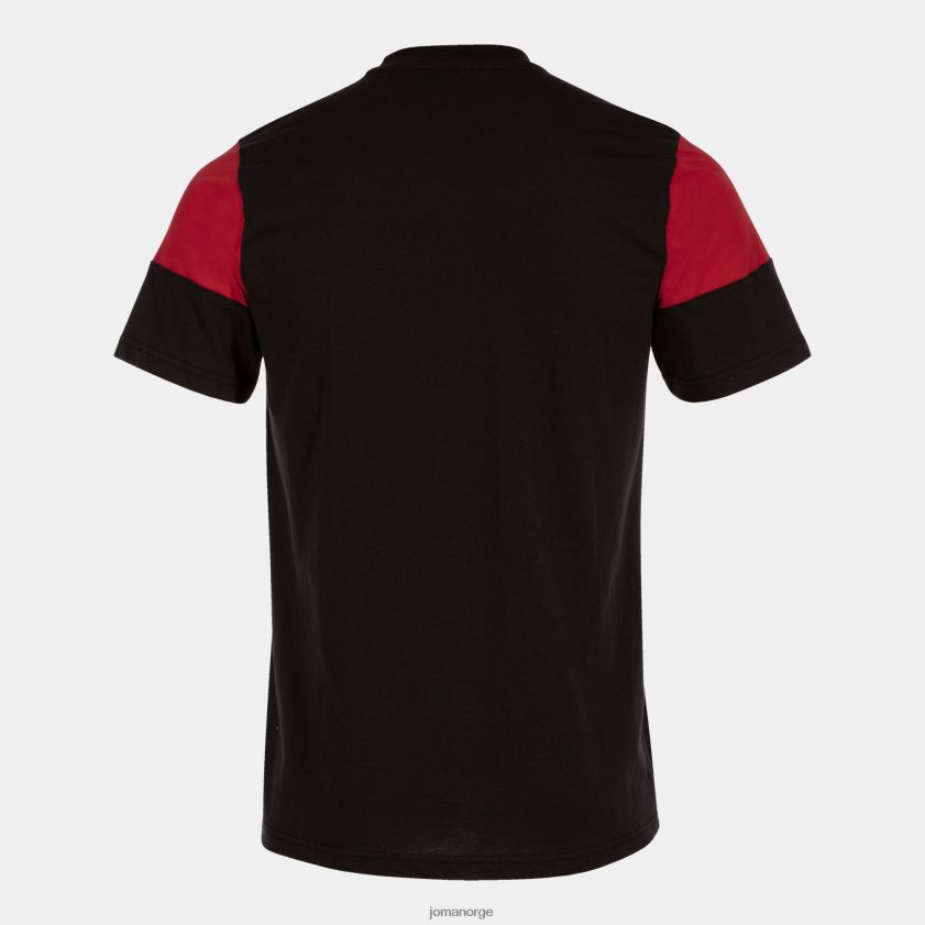 nei Joma skjorte kortermet crew v svart, rød FBD0T0375 menn