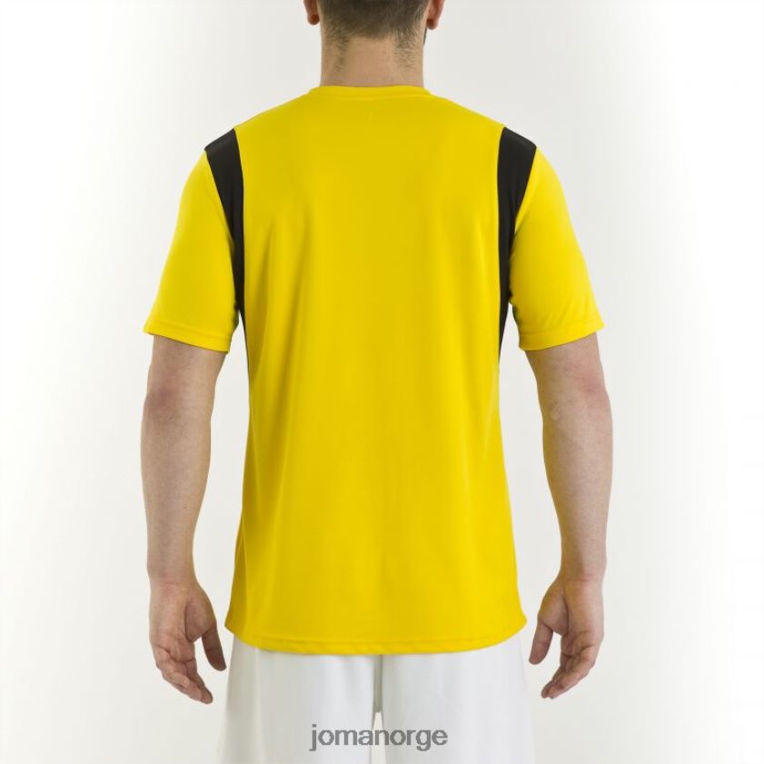 nei Joma skjorte kortermet dinamo gul FBD0T0772 menn
