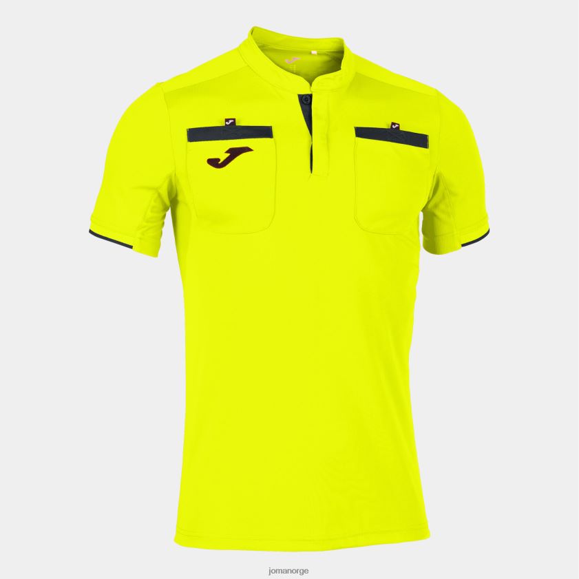 nei Joma skjorte kortermet dommer fluorescerende gul FBD0T097 menn