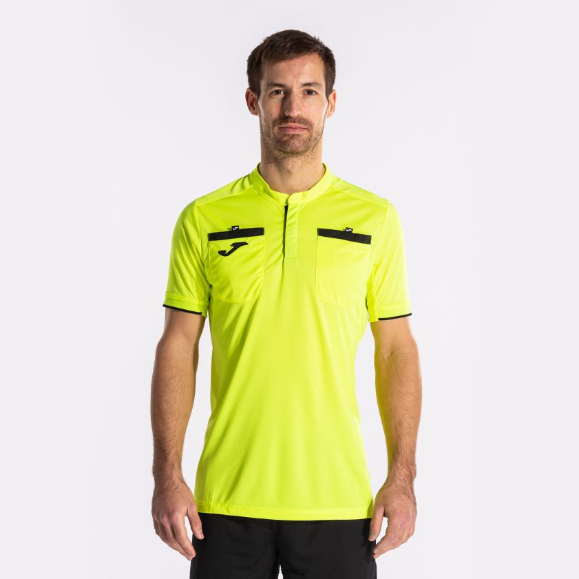 nei Joma skjorte kortermet dommer fluorescerende gul FBD0T097 menn